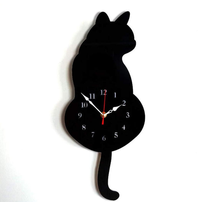 Wall Clock Acrylic Modern Cute Cat