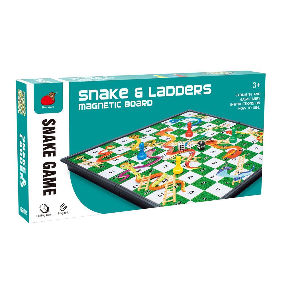 Folding Magnetic Board Snake & Ladders