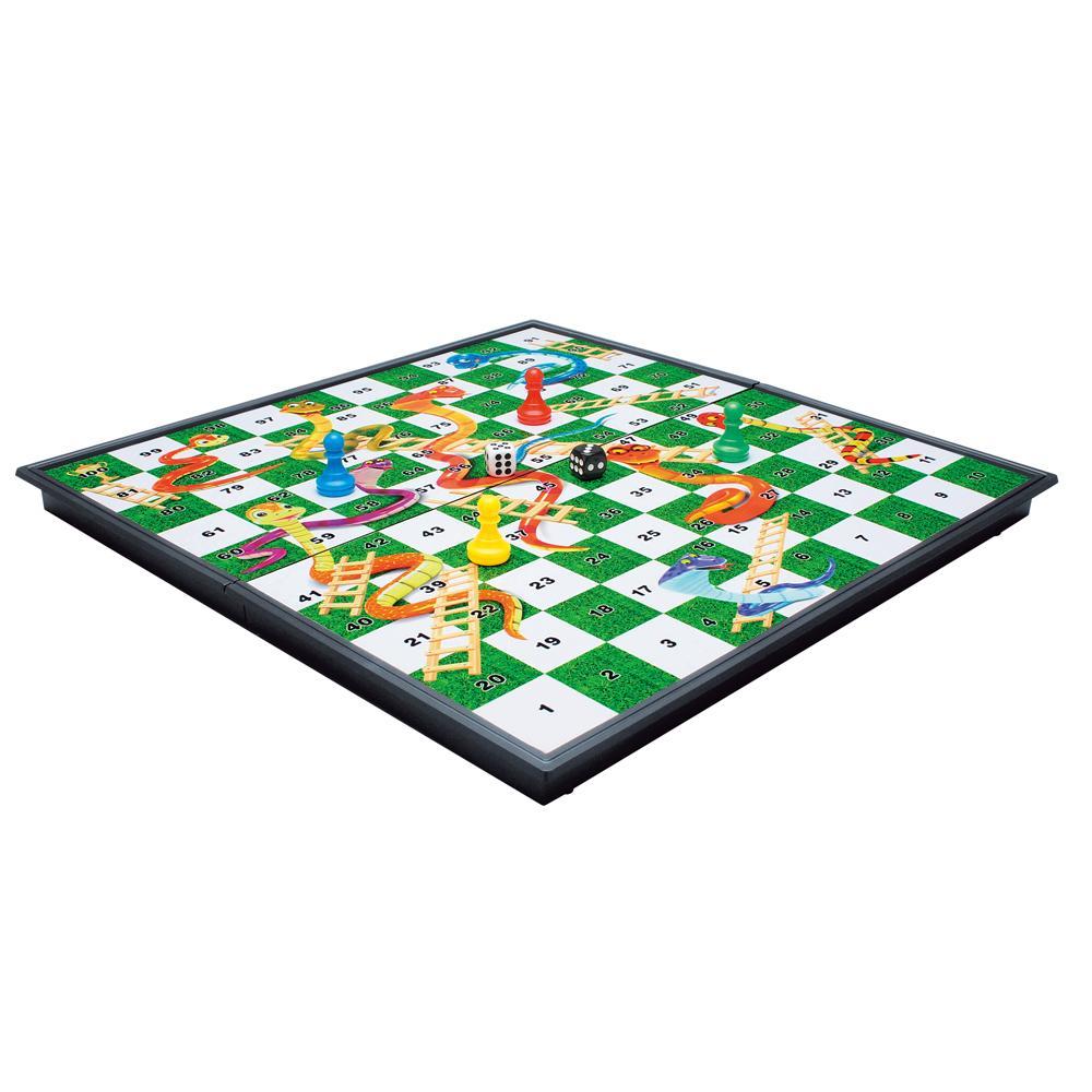 Folding Magnetic Board Snake & Ladders